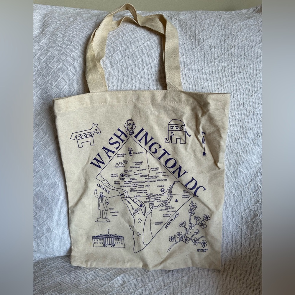 Washington DC Maptote Bag
